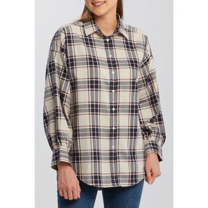 KOŠEĽA GANT D2. TP OXF PLAID OVERSIZED SHIRT biela 34