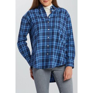 KOŠEĽA GANT D2. FLANNEL CHECK RELAXED SHIRT modrá 36