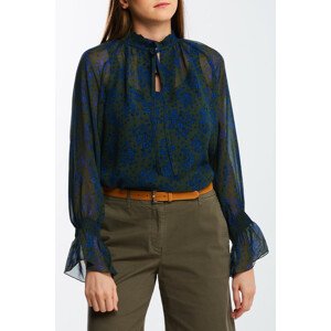 KOŠEĽA GANT D2. FALL FLOWER CRINKLE BLOUSE zelená 36