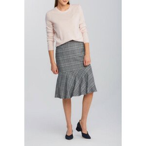 SUKŇA GANT D1. CHECKED FLARE SKIRT modrá 34