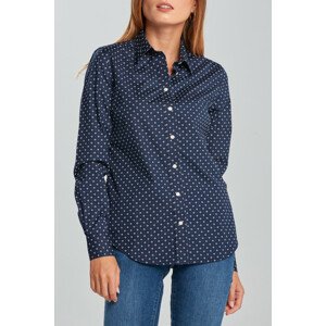 KOŠEĽA GANT D2. FAIRLY DOT STRETCH BC SHIRT modrá 34