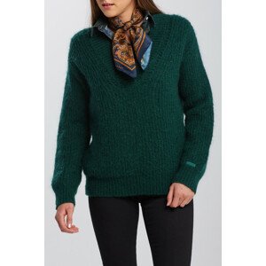 SVETER GANT D2. WOOL MOHAIR V NECK zelená XS