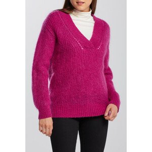 SVETER GANT D2. WOOL MOHAIR V NECK fialová XS