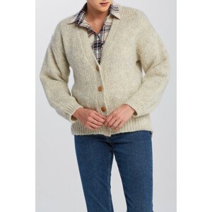 SVETER GANT D1. MULTI YARN CARDIGAN biela L