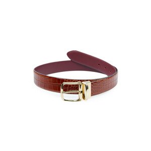 OPASOK GANT D1. CROCO REVERSIBLE BELT hnedá 75