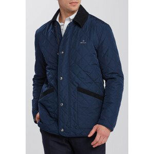 BUNDA GANT D1. QUILTED BARN JACKET modrá S