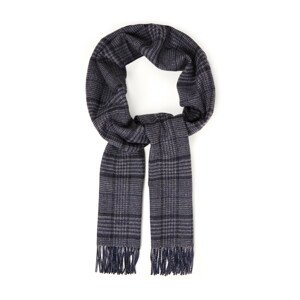 ŠÁL GANT D1. GLENCHECK WOOL SCARF modrá None