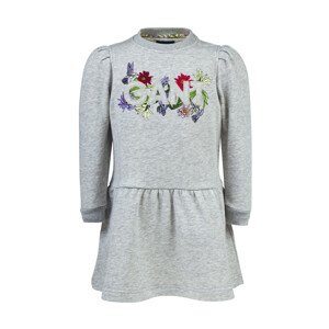 ŠATY GANT D1. FLOWER LOGO SWEAT DRESS šedá 110/116