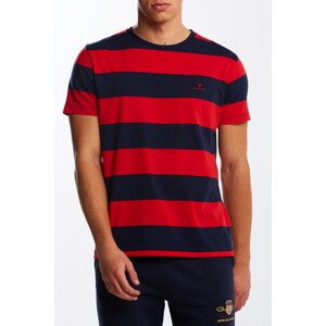 TRIČKO GANT BARSTRIPE SS T-SHIRT červená L