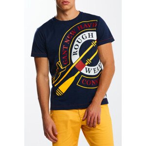 TRIČKO GANT D1. RW GRAPHIC SS T-SHIRT modrá S