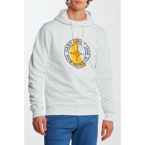 MIKINA GANT D1. NAUTICAL SWEAT HOODIE biela XXXL