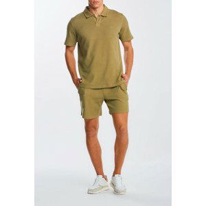 TEPLÁKOVÉ ŠORTKY GANT D2. PP WAFFLE SWEATSHORTS zelená S