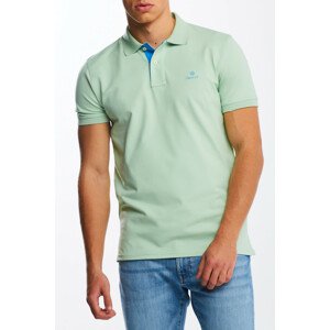 POLOKOŠEĽA GANT CONTRAST COLLAR PIQUE SS RUGGER zelená 4XL