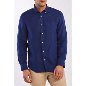 KOŠEĽA GANT SLIM LINEN SHIRT BD modrá XXL