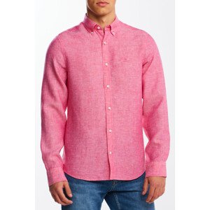 KOŠEĽA GANT SLIM LINEN SHIRT BD ružová XXL