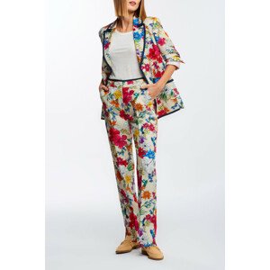 NOHAVICE GANT D2. HUMMING FLORAL FARE PANTS biela 38