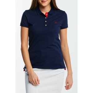 POLOKOŠEĽA GANT CONTRAST COLLAR SS PIQUE modrá XS