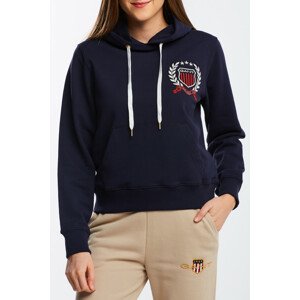 MIKINA GANT D1. CREST SWEAT HOODIE modrá XS