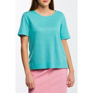 TRIČKO GANT D2. LINEN SS T-SHIRT modrá S