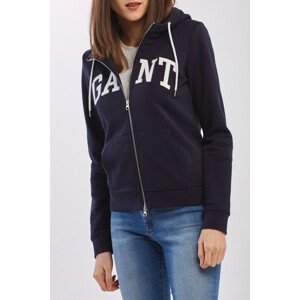 MIKINA GANT ARCH LOGO ZIP HOODIE modrá XS