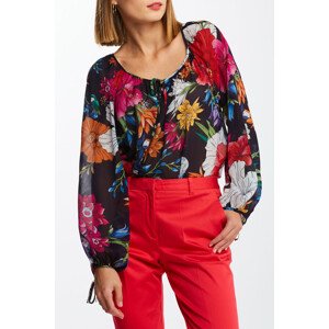 KOŠEĽA GANT D2. HUMMING FLORAL BLOUSE modrá 34