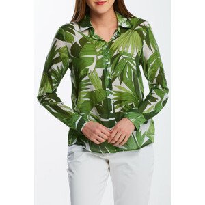 KOŠEĽA GANT D2. PALM BREEZE COT/SILK SHIRT zelená 38