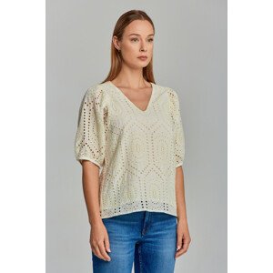 KOŠEĽA GANT D2. EMBROIDERY ANGLAISE TOP biela 34