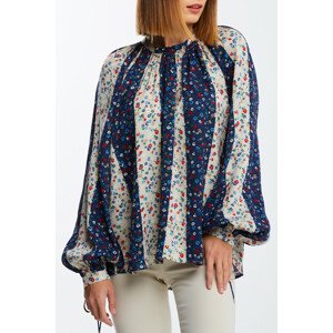 KOŠEĽA GANT D1. LIBERATION FLOWER BLOUSE modrá 34