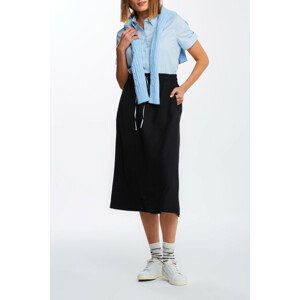 SUKŇA GANT D2. SUMMER LINEN SKIRT čierna 36