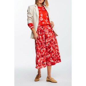 SUKŇA GANT D1. LIBERATION BOUQUET WRAP SKIRT červená 42