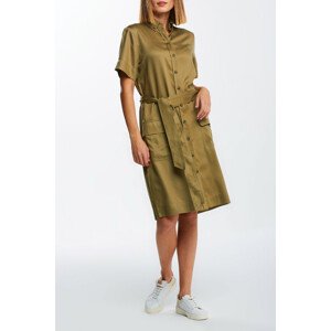 ŠATY GANT D2. SAFARI SS SHIRT DRESS zelená 36