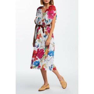 ŠATY GANT D2. HUMMING FLORAL DRESS biela 38