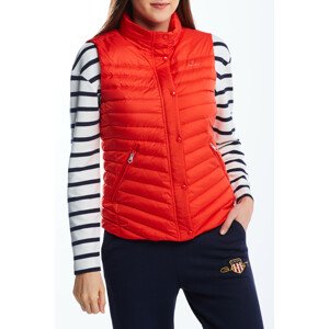 VESTA GANT LIGHT DOWN GILET červená XS