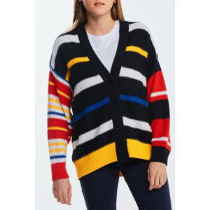 SVETER GANT D1. MULTI STRIPED CARDIGAN rôznofarebná XS