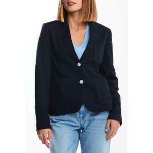 SAKO GANT D1. TP JERSEY PIQUE SLIM BLAZER modrá 36