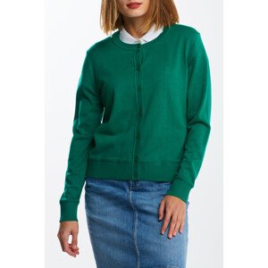 SVETER GANT LIGHT COTTON C-NECK CARDIGAN zelená S