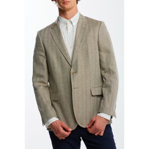 SAKO GANT D1. REGULAR HERRINGBONE BLAZER hnedá 50