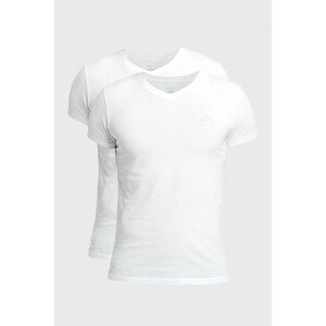 SPODNÁ BIELIZEŇ GANT V-NECK T-SHIRT 2-PACK biela S