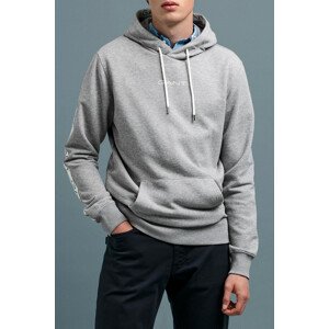 MIKINA GANT D1. 13 STRIPES SWEAT HOODIE šedá L