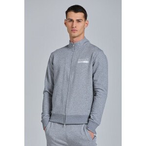 MIKINA GANT D1. 13 STRIPES FULL ZIP CARDIGAN šedá XXL