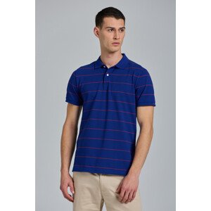 POLOKOŠEĽA GANT D2. NARROW STRIPE SS PIQUE modrá XXXL