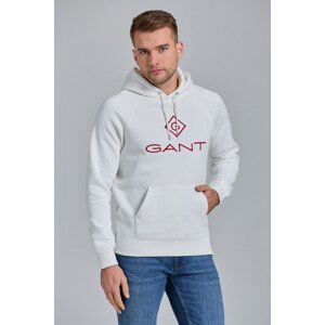 MIKINA GANT D1. COLOR LOCK UP HOODIE biela M