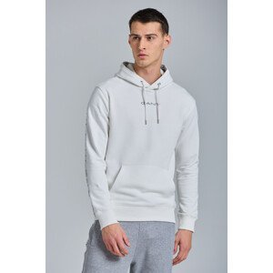 MIKINA GANT D1. 13 STRIPES SWEAT HOODIE biela XXL