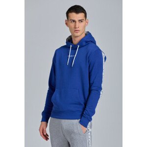 MIKINA GANT D1. 13 STRIPES SWEAT HOODIE modrá S