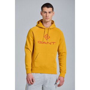 MIKINA GANT D1. COLOR LOCK UP HOODIE žltá 5XL