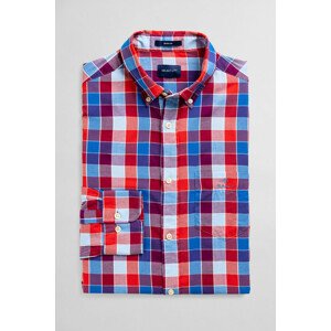 KOŠEĽA GANT D1. WINDBLOWN OXFORD CHECK REG BD červená XL