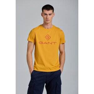 TRIČKO GANT D1. COLOR LOCK UP SS T-SHIRT žltá L