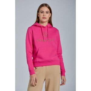 MIKINA GANT D1. COLOR LOCK UP HOODIE ružová L