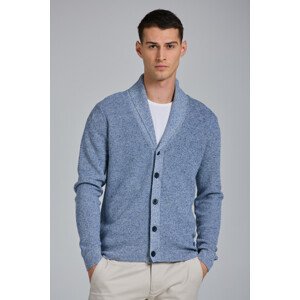 SVETER GANT D1. COTTON LINEN SHAWL CARDIGAN modrá XXXL