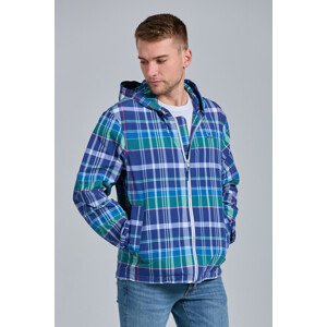 BUNDA GANT D1. THE MADRAS WINDBREAKER modrá S